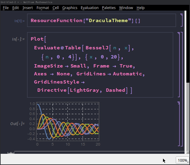 MMA with Dracula theme and custom frontend.css MMA with Dracula Theme and frontend.css